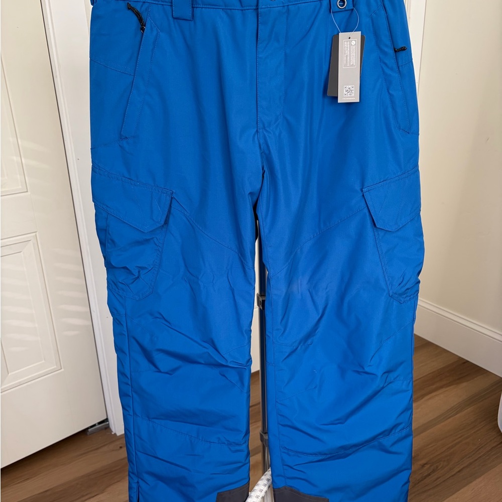 3/$15! Men's Vibrant Blue Snow Pants